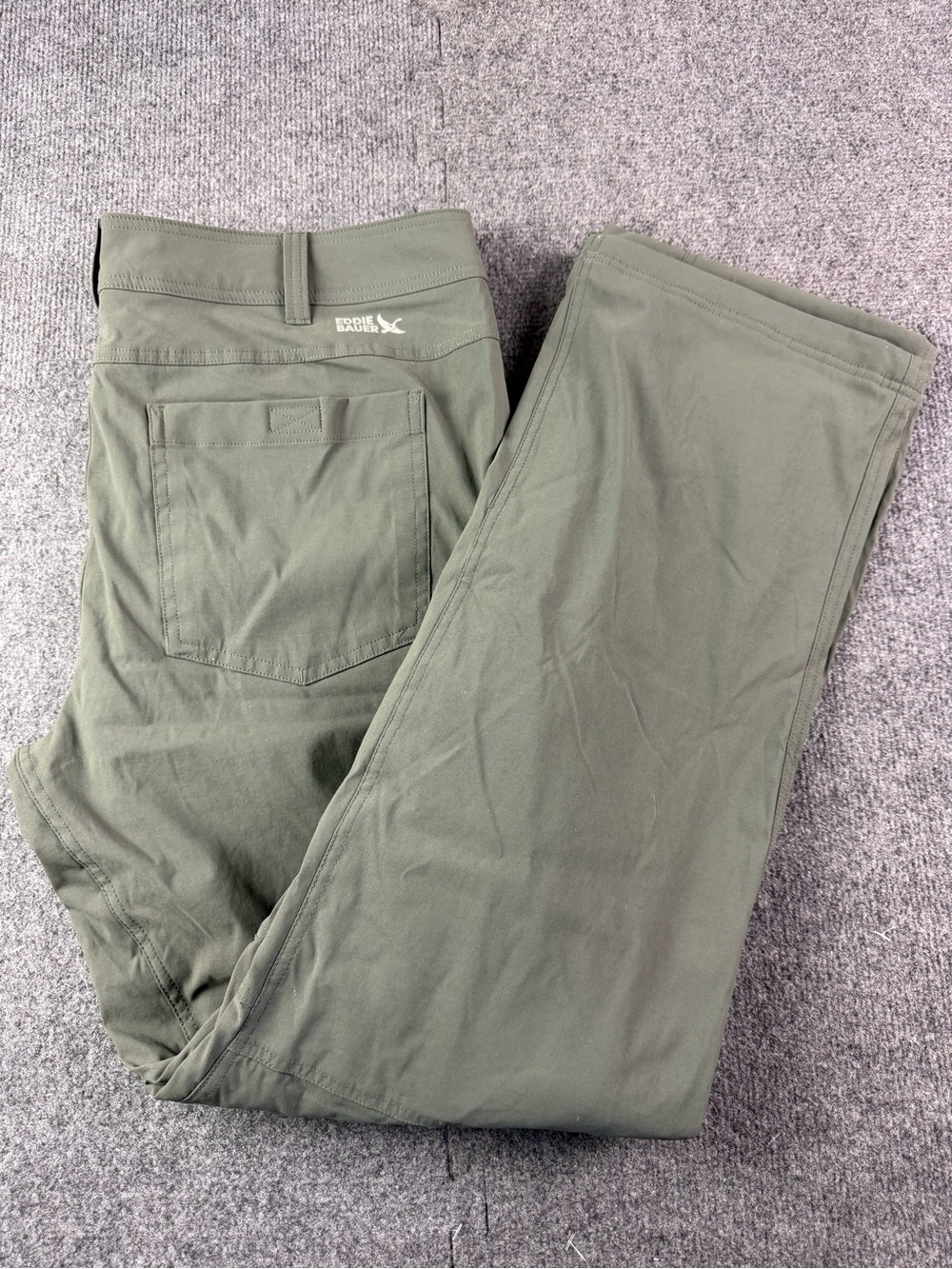 Eddie Bauer First Ascent Guide Pro Lined Pants Men 38x34 Hike Camp Outdoor Green